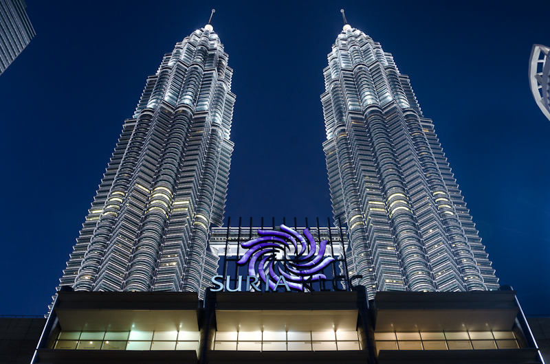 Petronas Twin Towers - Blaue Stunde